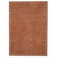thumbnail image 1 of Linon Outdoor Washable Area Rug Collection, Orange and Ivory, 7' x 9', 1 of 8