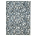 thumbnail image 1 of Linon Outdoor Washable Area Rug Collection, Smoke and Blue, 5' x 7', 1 of 8