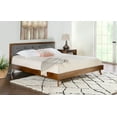 thumbnail image 1 of Linon Payson Platform Bed, Walnut Brown and Gray, King, 1 of 13
