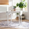 thumbnail image 1 of Linon Peake Square Dining Table with Drop Leaf, White, 1 of 16