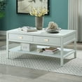 thumbnail image 1 of Linon Peggy Coffee Table, Two Drawers, One Shelf, Multiple Colors, 1 of 3
