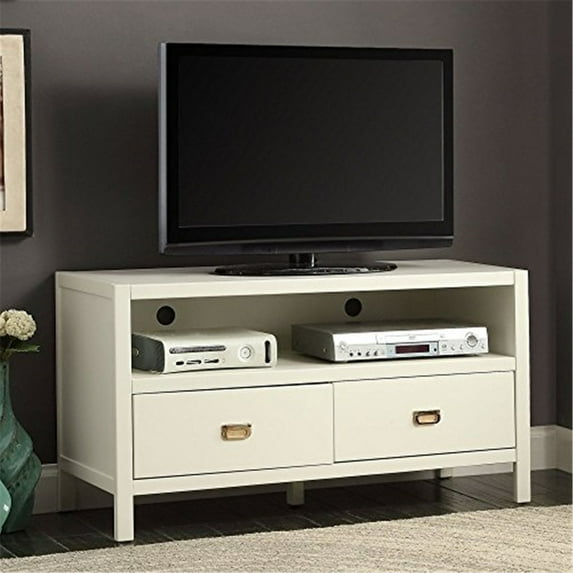 Linon Peggy Media Center, 2 Drawers,1 Shelf, Multiple Colors