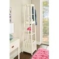 thumbnail image 1 of Linon Peggy Pyramid Hall Tree White with Rose Gold Hardware, 1 of 7
