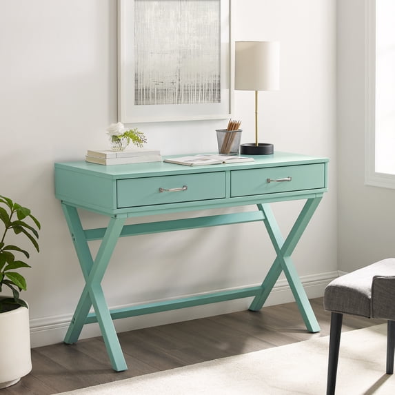 Linon Penney Two-Drawer Desk, Multiple Finishes