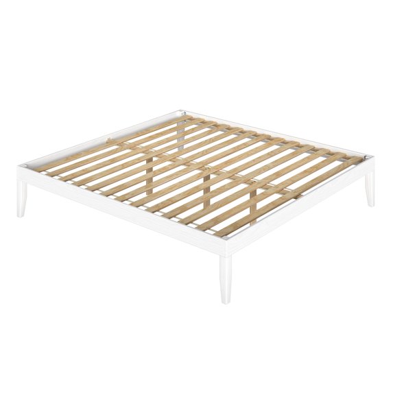Linon Polly King Platform Bed White