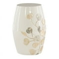 thumbnail image 1 of Linon Prianna Drum Accent Side Table, White/Gold, 1 of 8
