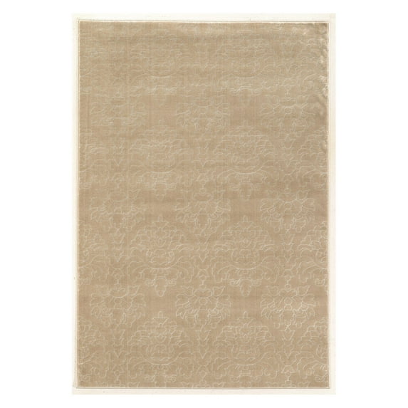 Linon Prisma Chloe 2' x 3' Rug in Light Beige