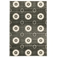thumbnail image 1 of Linon Prisma Karma Machine Made Polypropylene 2'x3' Rug in Gray, 1 of 3