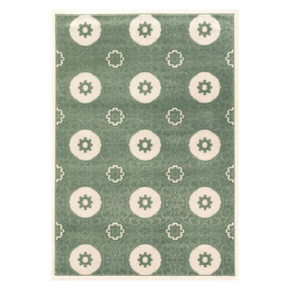 Prisma Karma Aqua Rug, Size 2'x3'