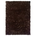 thumbnail image 1 of Linon RUG-LK0157 5 x 7 ft. Links Circle Indoor Area Rug - Charcoal, 1 of 3