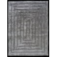 thumbnail image 1 of Linon RUG-LK0981 8 x 10 ft. Links Squared Indoor Area Rug - Grey, 1 of 3