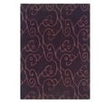 thumbnail image 1 of Linon RUG-TA06257 5 x 7 ft. Trio Tufted Indoor Area Rug - Chocolate & Violet, 1 of 2