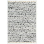 Linon Home Decor Verginia Berber Area Rug Collection, Dark and Natural ...