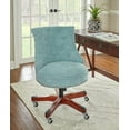 thumbnail image 1 of Linon Ragan Task Chairs with Adjustable Height and Swivel, 275 lb. Capacity, Aqua, 1 of 6