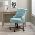 thumbnail image 1 of Linon Ragan Task Chairs with Adjustable Height and Swivel, 275 lb. Capacity, Light Blue, 1 of 12