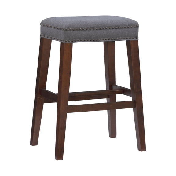 Linon Renner Bar Stool, Gray