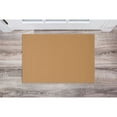 thumbnail image 1 of Contemporary Home Living 1.75' x 2.75' Hand Tufted Solid Area Throw Rug - Sisal Brown, 1 of 7