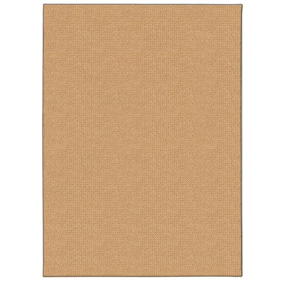 Linon Rhodes Solid Print Country Area Rug, Beige