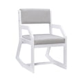 thumbnail image 1 of Linon Robin 2 Position Sled Base Chair White, 1 of 7