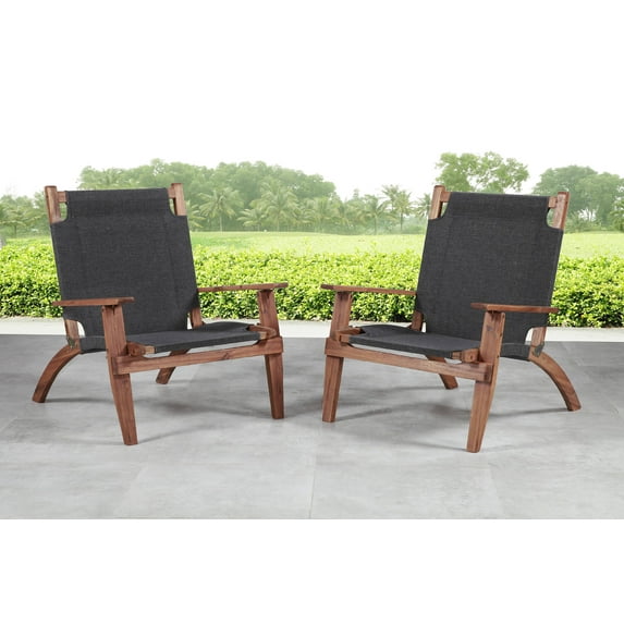 Linon Rockport Outdoor Chair, Multiple Colors, Set of 2