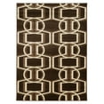 thumbnail image 1 of Linon Roma Bridle Power Loomed Polypropylene 8'x10' Rug in Brown, 1 of 4