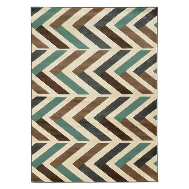 Linon Roma Herringbone Indoor Area Rug