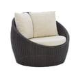 thumbnail image 1 of Linon Rowan Snuggle Chair Brown, 1 of 8