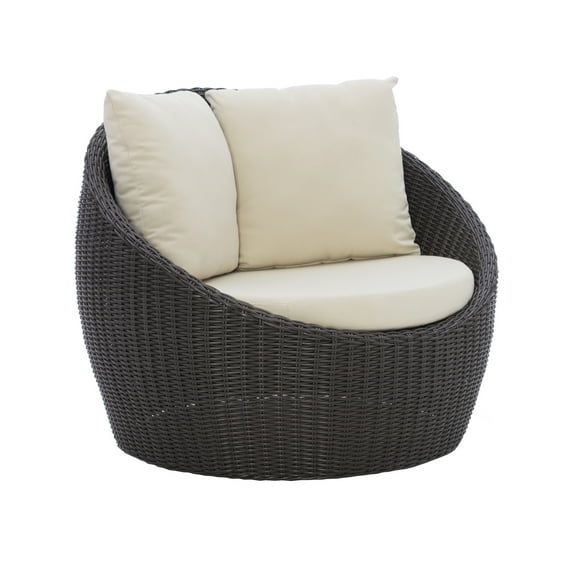 Linon Rowan Snuggle Chair Brown