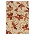 thumbnail image 1 of Linon Rugs Trio Rectangular Area Rug in Garnet and Orange-1'10" x 2'10", 1 of 2