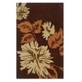 thumbnail image 1 of Linon Rugs Trio With A Twist Rectangular Area Rug in Chocolate-5' x 7', 1 of 3