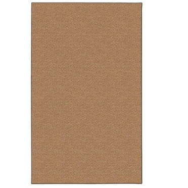 Linon Rushton Hand Tufted Wool 1'10"x2'10" Rug in Cork Brown