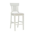 thumbnail image 1 of Linon Rylan 30" Bar Stool, Whitewash/Beige, 1 of 12