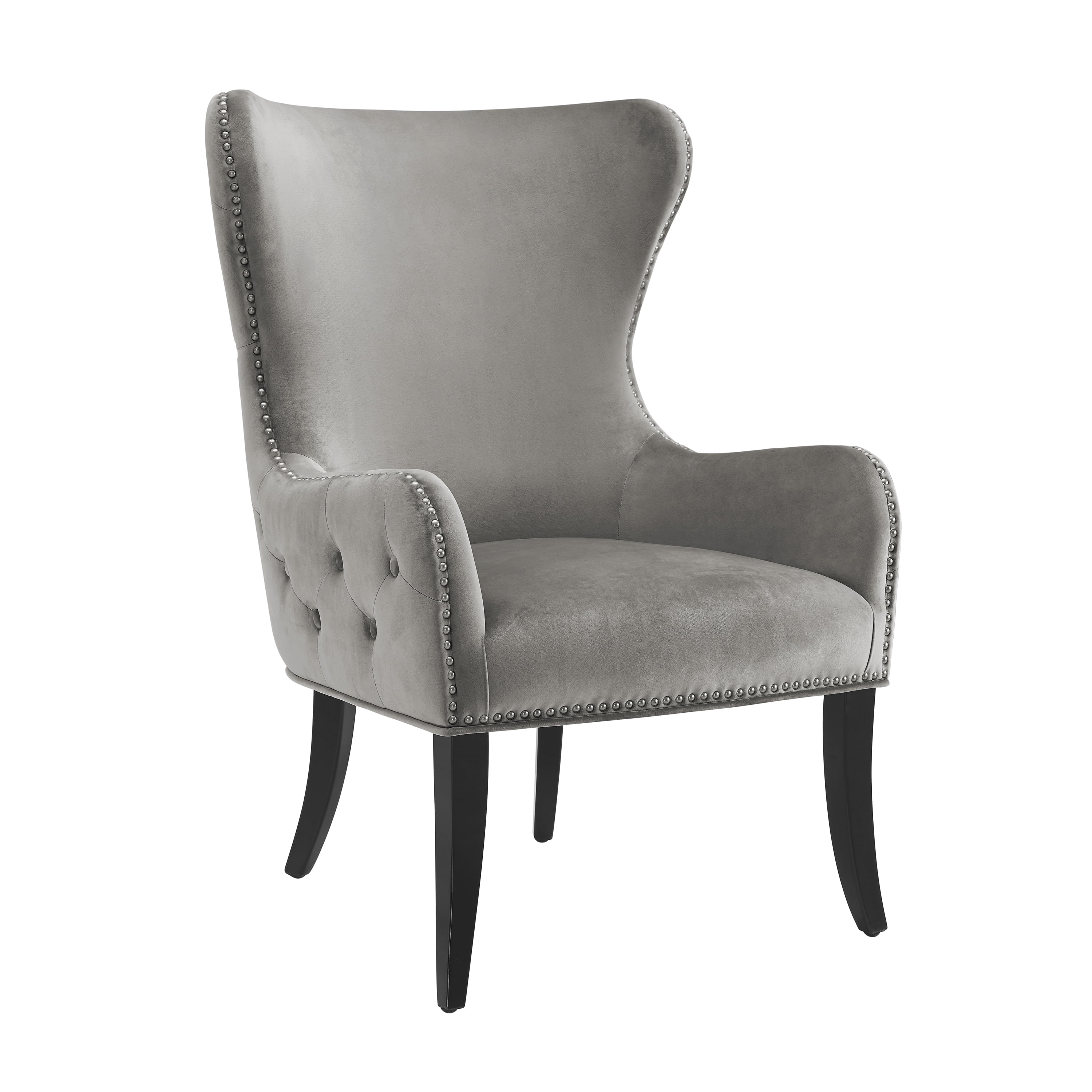 Linon Salem Round Back Chair 18 in. Seat Height Multiple Colors