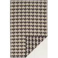 thumbnail image 1 of Linon Salonika Houndstooth Reversible Woven Wool 5'x8' Rug in Purple, 1 of 4