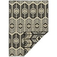 thumbnail image 1 of Linon Salonika Veria Reversible Woven Wool 5'x8' Rug in Gray, 1 of 5