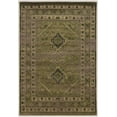 thumbnail image 1 of Linon Home DÃ©cor Serape Area Rug Collection, Green and Ivory, 8' x 10.6', 1 of 4