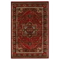 thumbnail image 1 of Linon Serape Oriental Traditional Area Rug, Orange, 8' x 10.6', 1 of 6