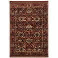 thumbnail image 1 of Linon Serape Traditional Area Rug, Orange, 8' x 10.6', 1 of 3