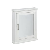 Linon Serenity Bathroom Medicine Cabinet, White