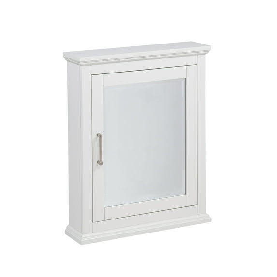 Linon Serenity Bathroom Medicine Cabinet, White