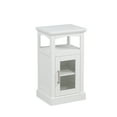 thumbnail image 1 of Linon Serenity Demi Bathroom Cabinet, White, 1 of 22