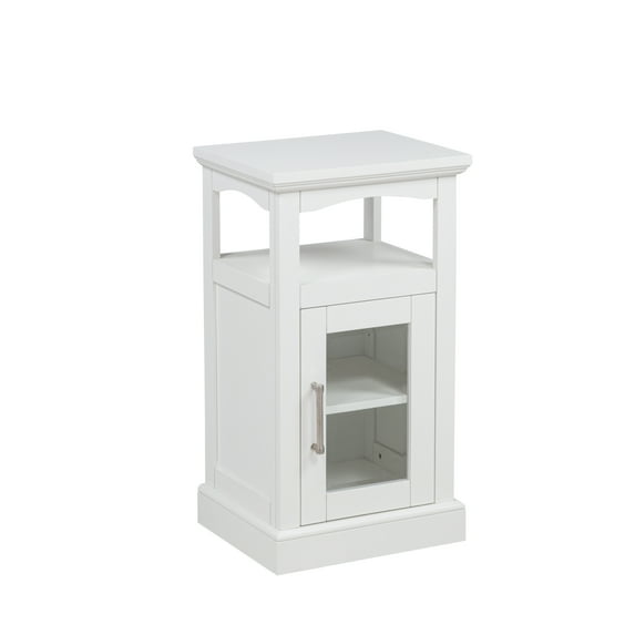 Linon Serenity Demi Bathroom Cabinet, White