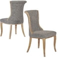 thumbnail image 1 of Linon Sheffield Flared Back Chair, Set of 2, Multiple Colors, 1 of 4