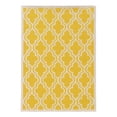 thumbnail image 1 of Linon Area Rug, Silhouette Quatrefoil Yellow, 8 x 10 feet, 1 of 3