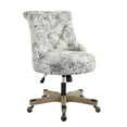 thumbnail image 1 of Linon Sinclair High Back Office Chair with Adjustable Height, Tilt and Swivel, Graywash/Gray Floral, 1 of 11