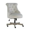 thumbnail image 1 of Linon Sinclair Manager's Chair with Adjustable Height & Swivel, 275 lb. Capacity, Light Gray, 1 of 6