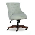 thumbnail image 1 of Linon Sinclair Manager's Chair with Adjustable Height & Swivel, 275 lb. Capacity, Mint Green, 1 of 7