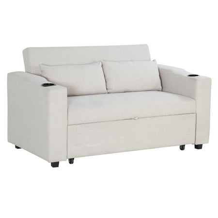 Linon Soren Sofa Bed, Gray