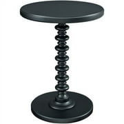 Saltoro Sherpi Black Round Spindle Table
