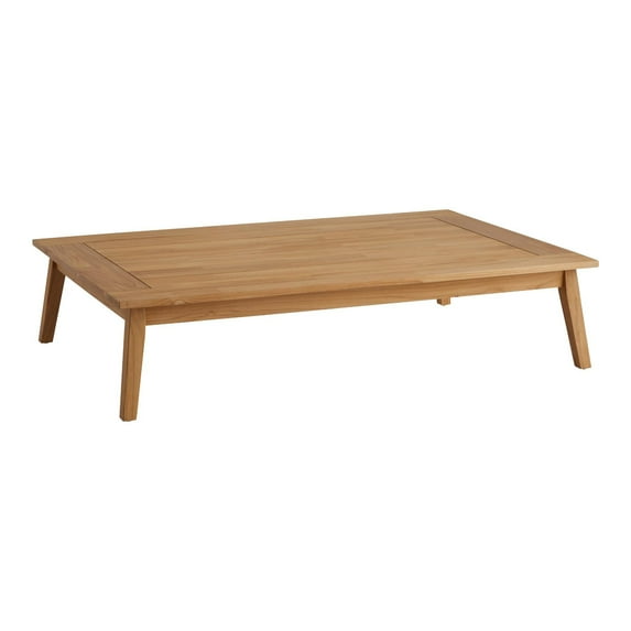 Linon Stonehill Outdoor Coffee Table, Natural
